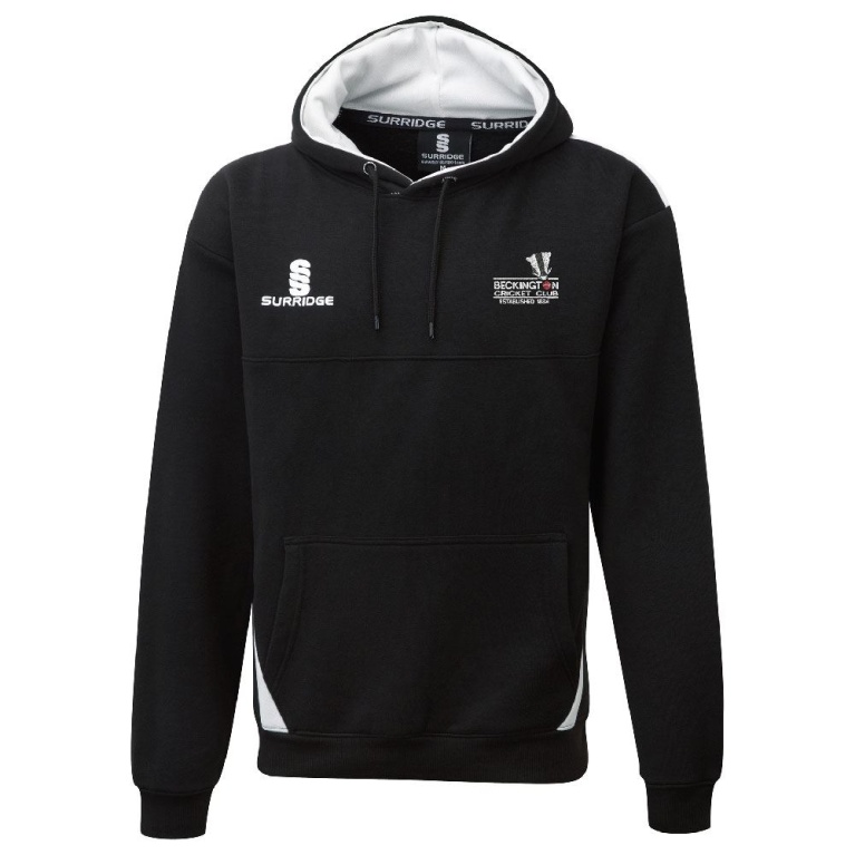 Beckington CC Fuse Hoody : Black / White