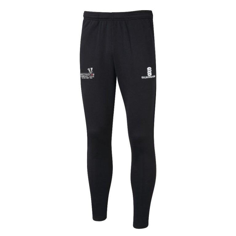 Beckington CC Tek Slim Training Pants : Black